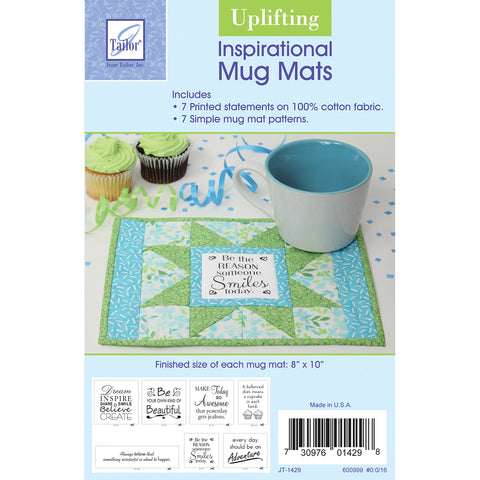 June Tailor Inspirational Mug Mats