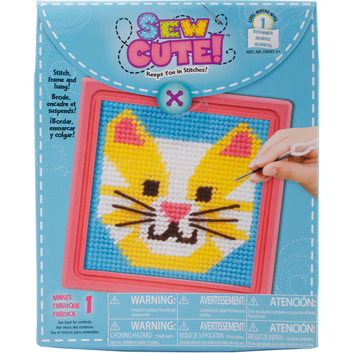 Sew Cute! Cat Needlepoint Kit