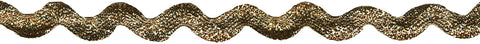 Simplicity Metallic Rickrack 5/8"X12yd