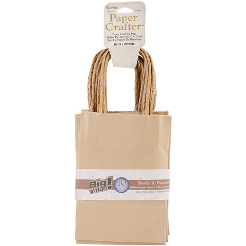Darice Paper Bags 4.72"X6.7"X1.97" 10/Pkg