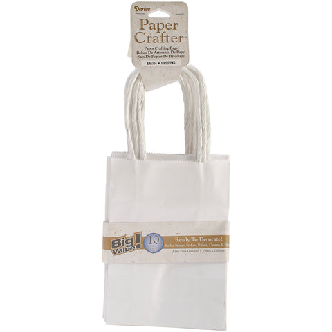Paper Bags 4.72"X6.7"X1.97" 10/Pkg