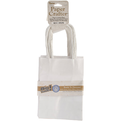 Paper Bags 4.72"X6.7"X1.97" 10/Pkg