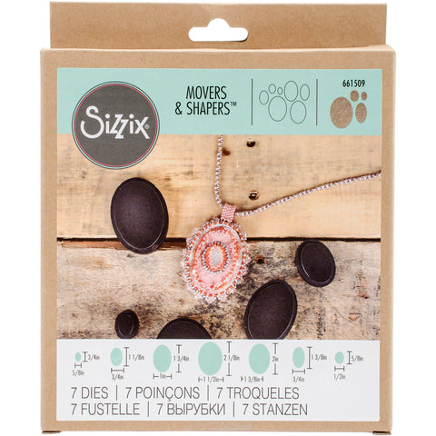 Sizzix Movers & Shapers Magnetic Dies 7/Pkg Jill Mackay(R)