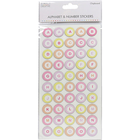 Simply Creative Alphabet & Number Stickers