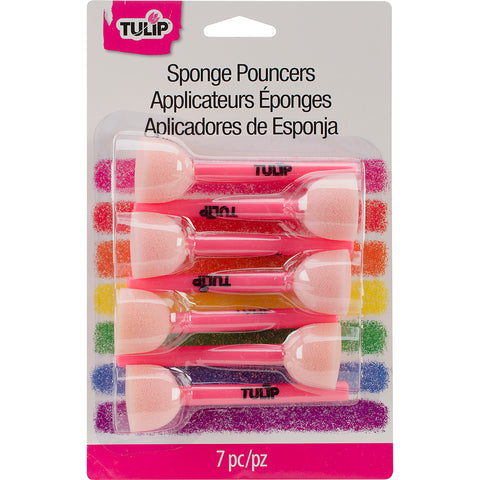 Tulip Sponge Pouncers 7/Pkg