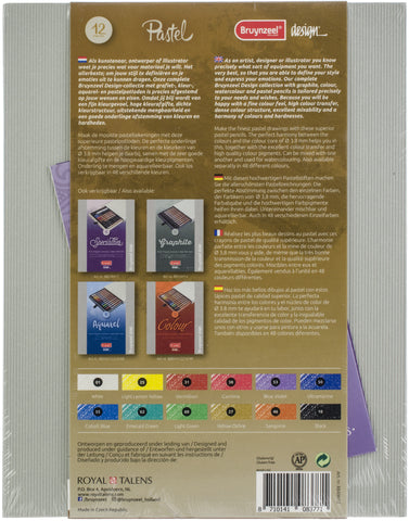 Bruynzeel Design Pastel Pencil Set 12/Pkg