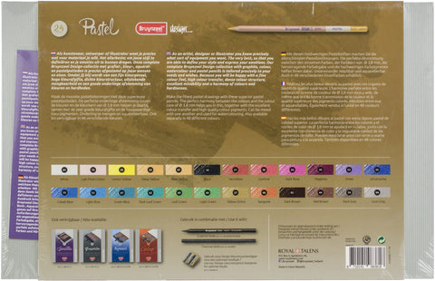 Bruynzeel Design Pastel Pencil Set 24/Pkg