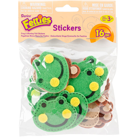 Felties Stickers 16/Pkg