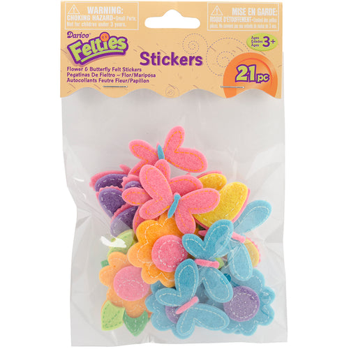 Felties Stickers 21/Pkg
