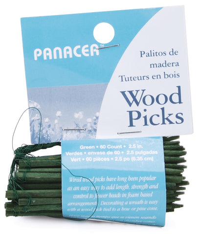 Wood Picks 2.5" 60/Pkg