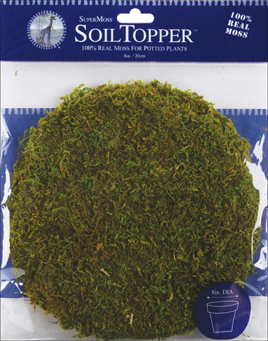 Super Moss Moss Pot Toppers 8" 3/Pkg