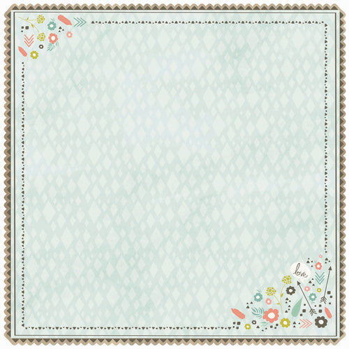 Bow & Arrow Die-Cut Cardstock 12"X12"