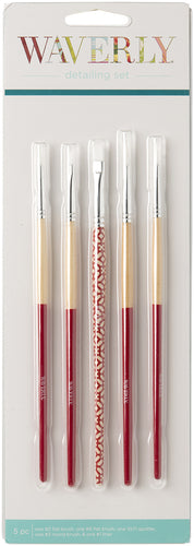Waverly Brushes Detailing Set 5/Pkg