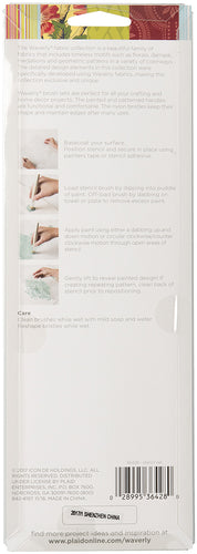 Waverly Brushes Stencil Set 3/Pkg