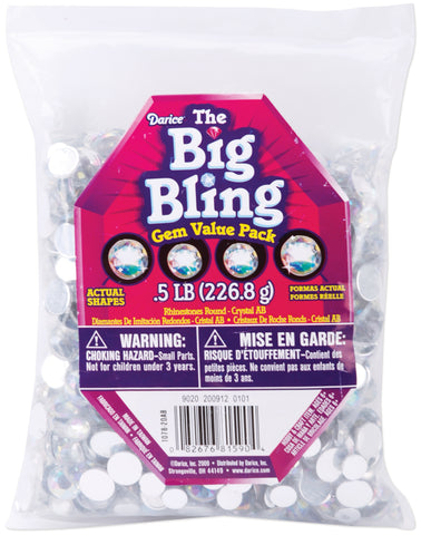 Rhinestone Shapes .5lb