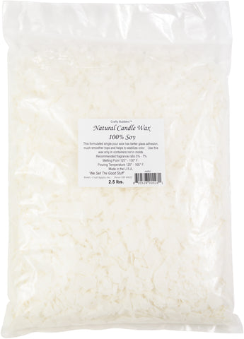 Natural Soy Wax Flakes 2.5lbs
