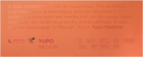 Yupo Medium Pads 6"X15" 10 Sheets/Pkg