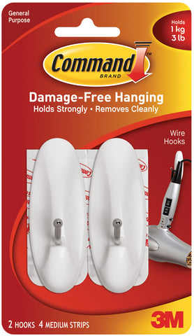 Command Medium Wire Hooks