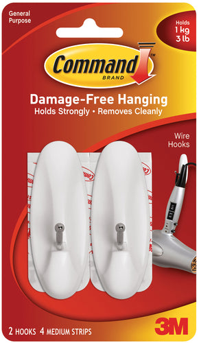Command Medium Wire Hooks
