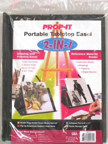 PROP-IT 2-in-1 Portable Tabletop Easel