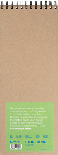 Stonehenge Spiral Paper Pad 6"X15" 32 Sheets/Pkg