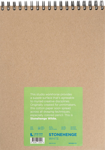Stonehenge Spiral Paper Pad 9"X12" 32 Sheets/Pkg
