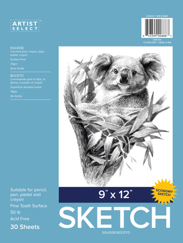 Artist Select Advantage Sketch Pad 9"X12"