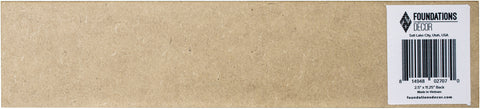Foundations Decor Magnetic Shadow Box Board Blank 2.5"X11.2"