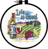 Dimensions/Learn-A-Craft Counted Cross Stitch Kit 6" Round