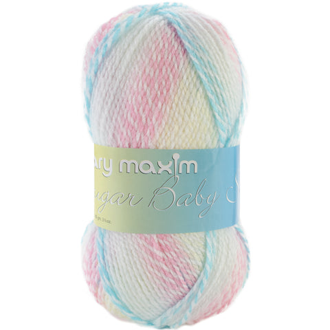 Mary Maxim Sugar Baby Stripes Yarn