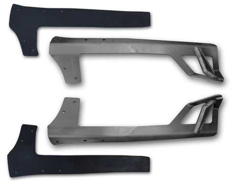 JK A-Pillar 50 Inch Light Bar Mounts Bare Steel 45-28-R50 Poison Spyder
