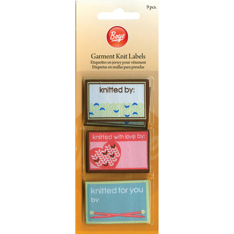 Boye Garment Labels 9/Pkg