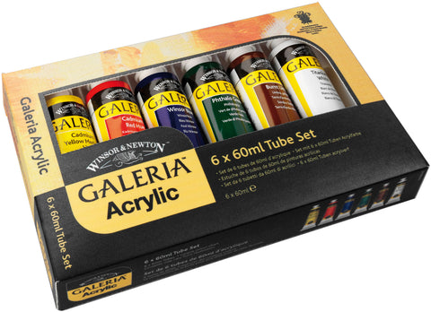 Winsor & Newton Galeria Acrylic Paint 60ml 6/Pkg