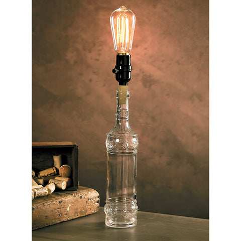 Bottle Stopper W/Lamp Socket