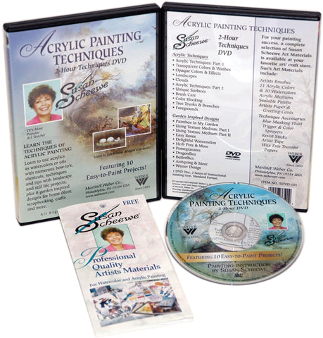 Susan Scheewe Acrylic Painting Techniques DVD