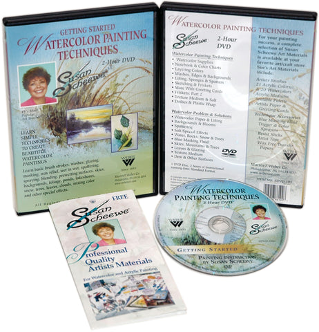 Susan Scheewe Watercolor Painting Techniques DVD