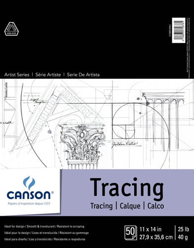Canson Artist Series Tracing Paper Pad 11"X14"