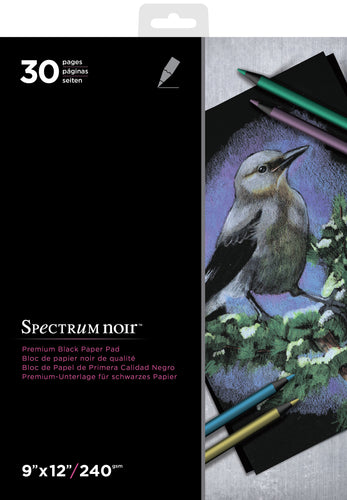 Spectrum Noir Premium Black Pad 9"X12"