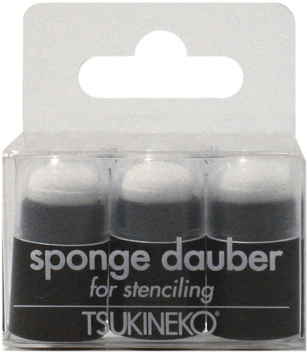 Sponge Daubers W/Caps 3/Pkg