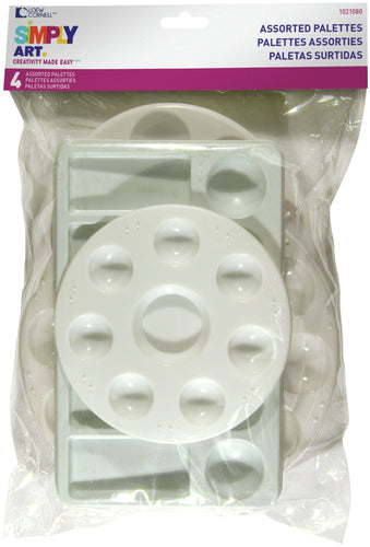 Simply Art Assorted Palettes 4/Pkg