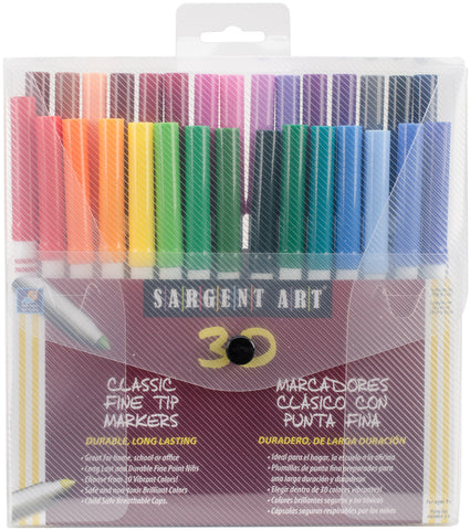 Classic Fine Tip Markers 30/Pkg