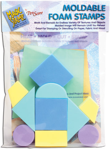 Magic Stamp Moldable Foam Stamps 10/Pkg