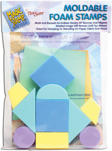 Magic Stamp Moldable Foam Stamps 10/Pkg