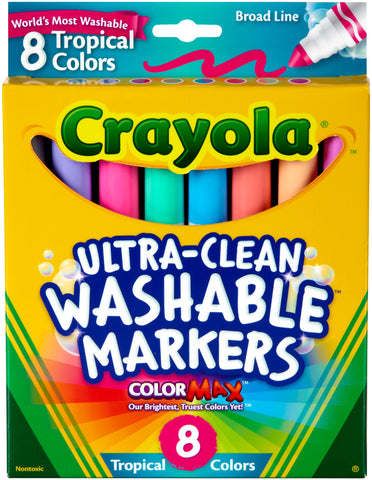 Crayola Ultra-Clean Color Max Conical Tip Washable Markers