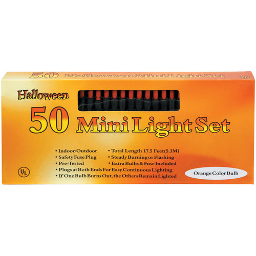 Halloween Lights Indoor/Outdoor 50/String