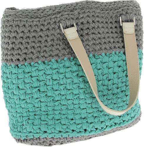 Hoooked Valencia Bag Kit W/Ribbon XL Yarn