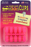 StikkiCLIPS Self-Stick Reusable Paper Holders 10/Pkg
