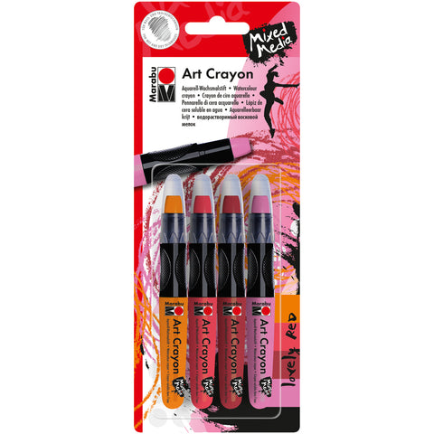Marabu Creative Art Crayon Set 4/Pkg