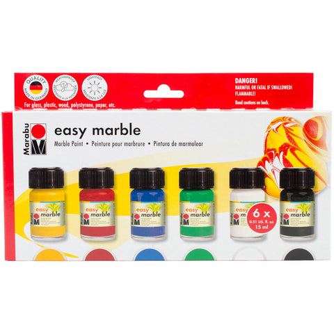 Marabu Creative Easy Marble Starter Set 6/Pkg