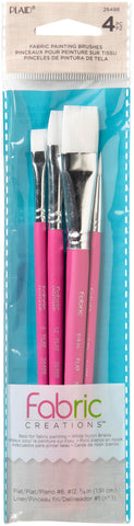 Fabric Creations Tools - Fabric Paint Brush Set 4/Pkg